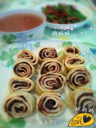 豆沙蛋饼卷的做法步骤：11