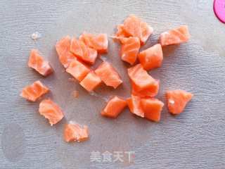 【宝宝辅食】三文鱼杂蔬意面的做法步骤：8