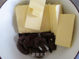 榛子巧克力玛德琳的做法步骤：1