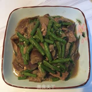 豇豆肉片焖茄子的做法步骤：8