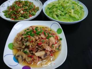 口菇炒肉片的做法步骤：11