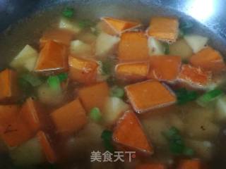 家常菜 南瓜炖土豆的做法步骤：6