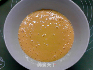 无油黄桃松饼的做法步骤：5
