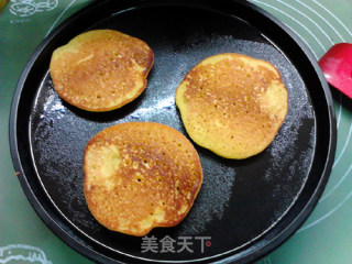 无油黄桃松饼的做法步骤：11