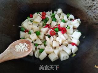 香辣藕丁的做法步骤：13