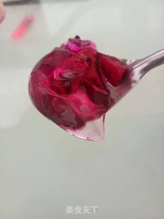 火龙果香蕉果冻的做法步骤：9