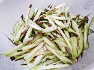 #茄子#青椒茄子丝的做法步骤：5