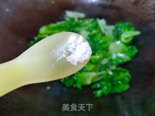 #家常菜#猪油蒜泥生菜的做法步骤：9