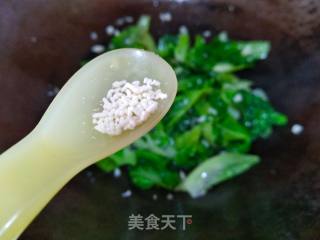 #家常菜#猪油蒜泥生菜的做法步骤：10