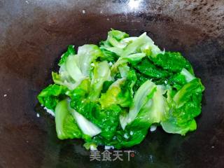 #家常菜#猪油蒜泥生菜的做法步骤：11