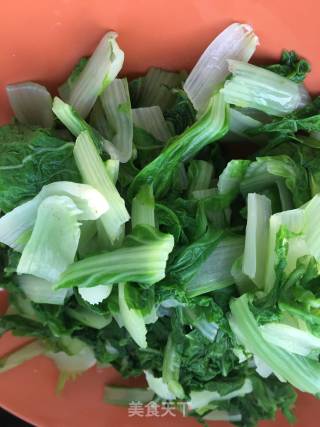 花肉炒小白菜的做法步骤：6