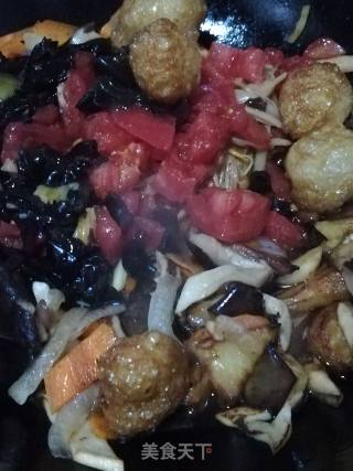 什锦烩茄子的做法步骤：10