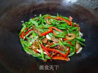 油渣炒四季豆的做法步骤：14