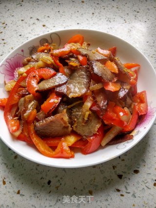 酸辣腊牛肉的做法步骤：9