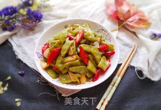 辣炒扁豆的做法步骤：13