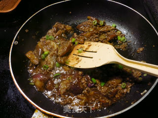 蒙古汁肉末茄子的做法步骤：8