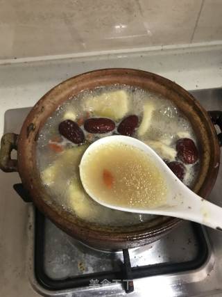 榴莲煲鸡的做法步骤：6
