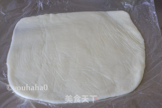 抹茶麻薯肉松包的做法步骤：8