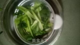 清炒上海青的做法步骤：4