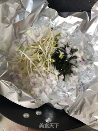 家庭版锡纸花甲的做法步骤：4