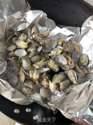 家庭版锡纸花甲的做法步骤：5