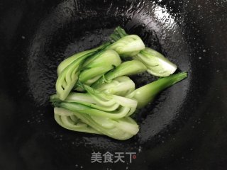 香菇油菜的做法步骤：3