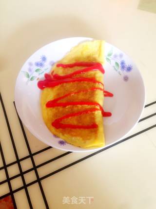 蛋包饭的做法步骤：9