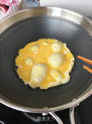 韭苔炒鸡蛋的做法步骤：5
