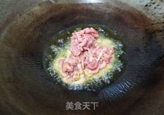泡椒韭黄肉丝的做法步骤：6