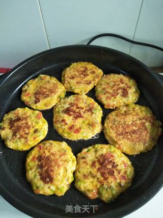 剩饭早餐饼的做法步骤：7