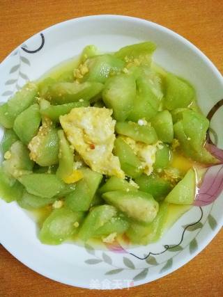 丝瓜炒鸡蛋的做法步骤：6