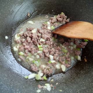 茄丁肉末打卤面的做法步骤：7
