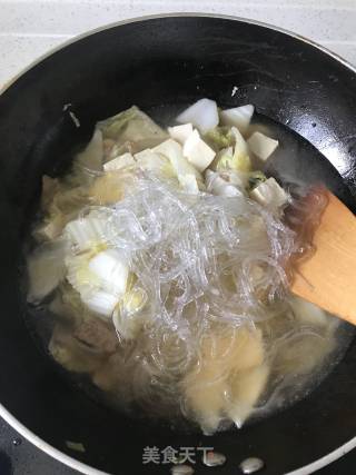 白菜豆腐粉的做法步骤：10