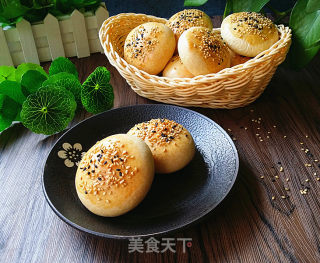 黑芝麻桑葚酥烧饼的做法步骤：19