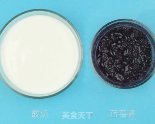 蓝莓冰棍的做法步骤：1