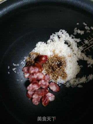 腊肠多多饭的做法步骤：7