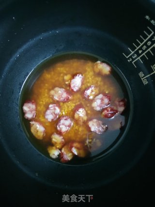 腊肠多多饭的做法步骤：8