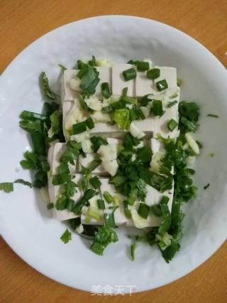 小葱拌豆腐的做法步骤：6