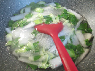 青菜咸鸭蛋冬瓜汤的做法步骤：4