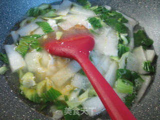 青菜咸鸭蛋冬瓜汤的做法步骤：5