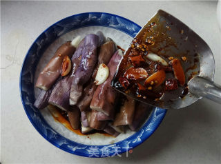 【茄子】蒸茄子的做法步骤：9