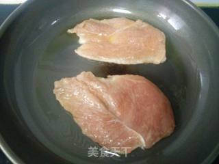 嫩煎鸡胸肉的做法步骤：12