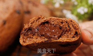 巧克力甜面包的做法步骤：15