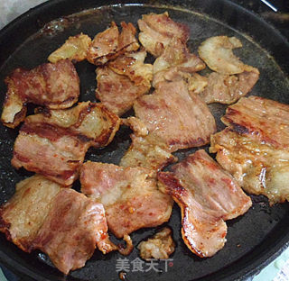 香煎梅子肉的做法步骤：5