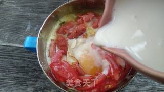 牛奶泡面的做法步骤：9