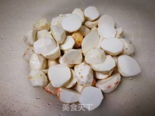 芋艿小白菜的做法步骤：4