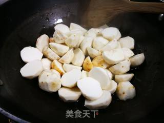 芋艿小白菜的做法步骤：6