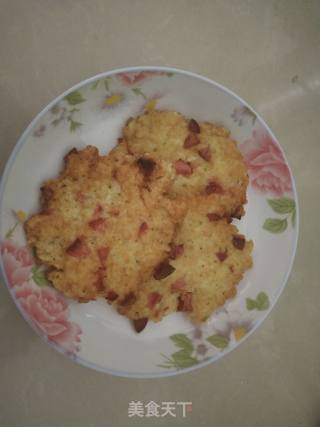 米饭鸡蛋饼的做法步骤：6