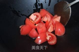 番茄炒丝瓜的做法步骤：3
