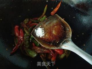 炒红椒片的做法步骤：6